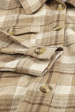 Plaid Shirt Hooded Coat