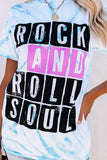 ROCK AND ROLL SOUL Tie-dye Tee