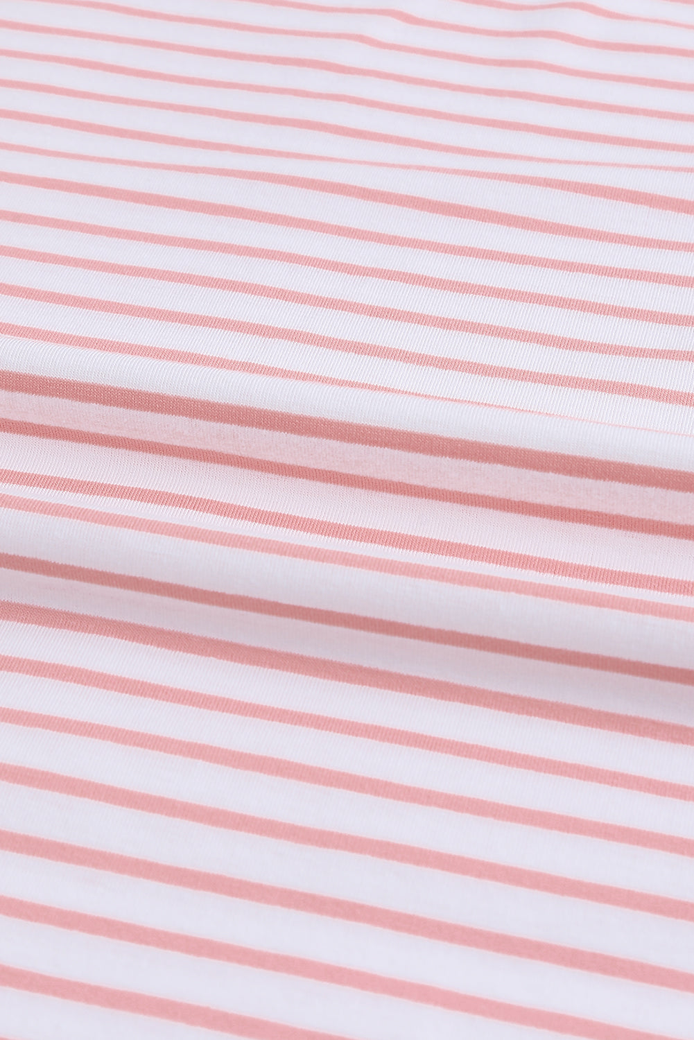 Casual Striped Ruffle Sleeve Short Sleeve T-Shirt