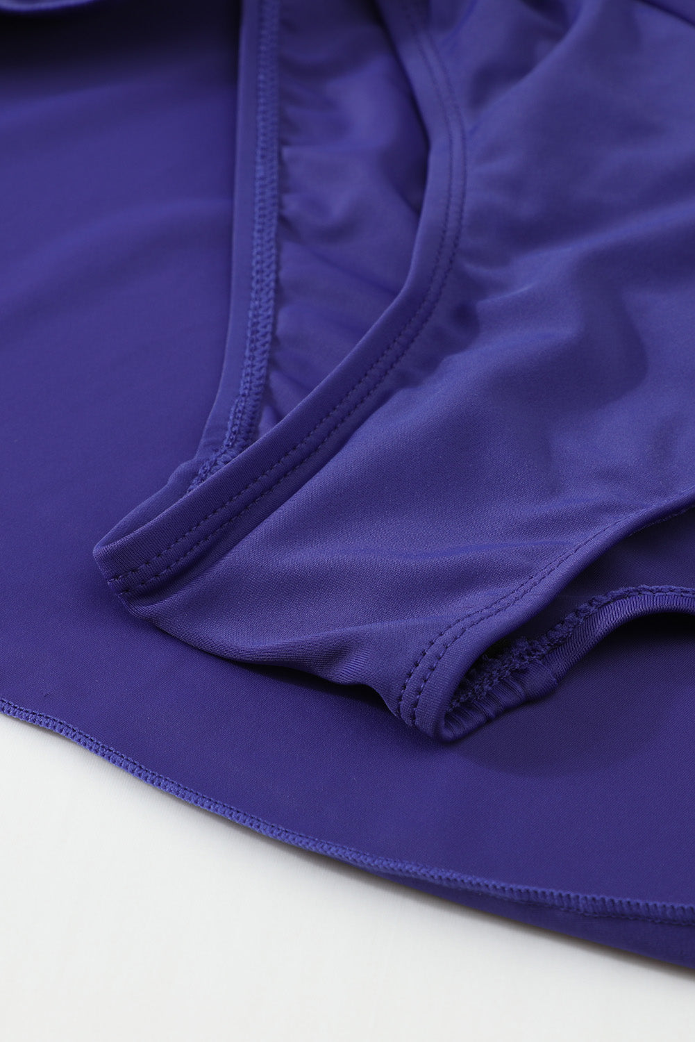 Floral Print Accent One-piece Swimdress