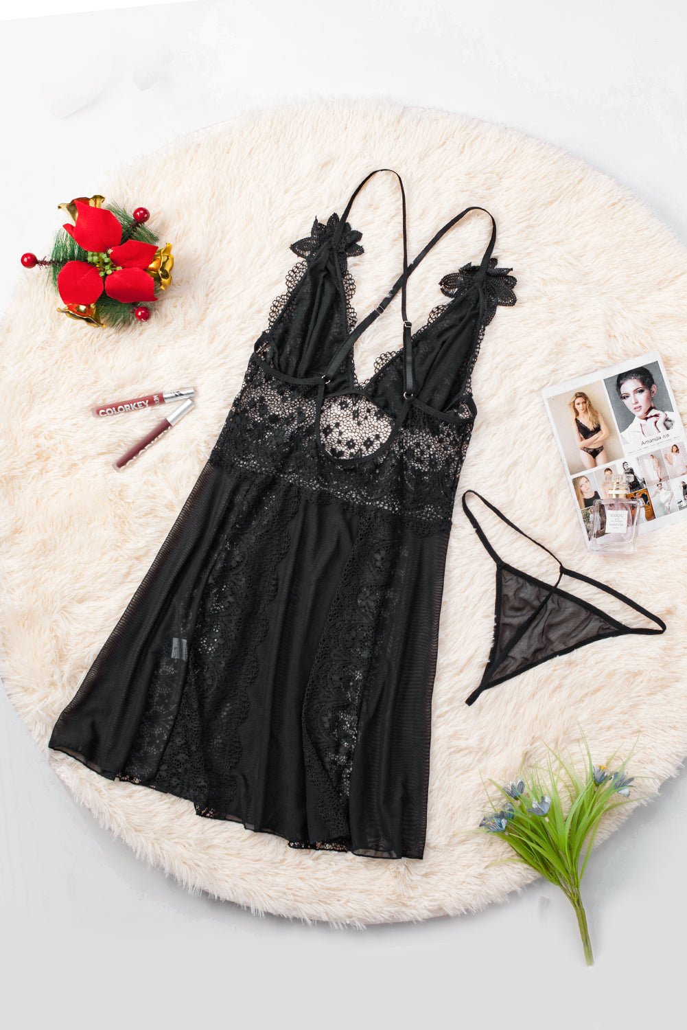 Lace Nightdress Babydoll