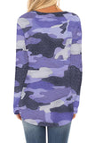 Stand For Something Camo Knit Top