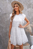 Swiss Dot Layered Mini Dress