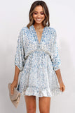 Ruffle Tiered Babydoll Style Mini Dress