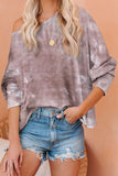 Rainbow Tie Dye Pullover Long Sleeve Top