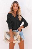 Cotton Knit Grommet Top