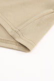 Solid Ruffled Short Sleeve T-shirt