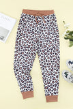 Print Elastic Waist Jogger Pants