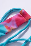 Rose Turquoise Tie Dye Yoga Tank Jogging Set
