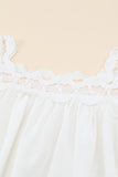 Crochet Trim Hollow-out Blouse
