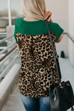 Printed Splicing T-Shirt