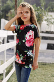 Blooming Floral Little Girls’ T-shirt