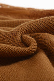 Sexy V Neck Surplice Hollow-out Sweater with Lace Sleeves