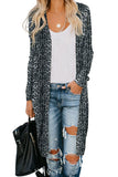 Print Long Cardigan