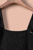 Flutter Sleeve Smocked Wide Leg Jumpsuit