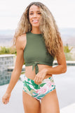 Tie Knot High Waist Bikini