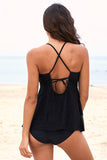 Cross Strap Tankini Set