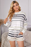 Gradient Stripes Home Casual Suit