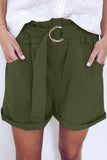 Casual Paper Waist Shorts