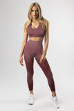 Criss Cross Bra and High Waist Leggings Sports Wear