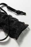 Sexy Lace Bralette Set with Garter Belts