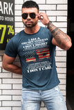 USA Flag Print Men's Tee