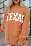 Ribbed Corded Oversized Sweatshirt