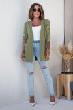 Open Front Flap Detail Blazer