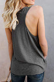 Skull Print Tank Top