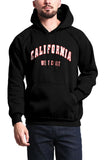 Letter Print Men's Hoodie with Kangaroo Pocket