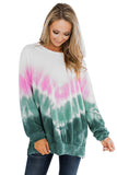 Ombre Tie Dye Pullover Top