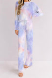 Tie-dye Print Loungewear Set