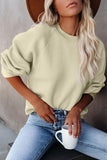 Crew Neck Raglan Sleeve Sweatshirt