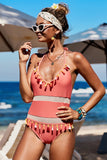 Mesh Patchwork One-piece Swimsuit