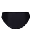 Solid Black Full Back Coverage Swimming Panty