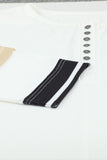 Block Buttoned Henley Top