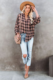 Relaxed Fit Plaid Button Shirt