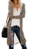 Print Long Cardigan