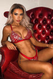 Lace Triangle Bralette Set