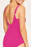 Utopia Shaped Square Neck One-piece swimsuit