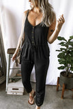 Pocketed Knit Jumpsuit