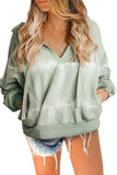 Cotton Pocketed Tie-dye Hoodie