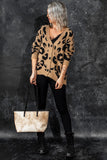 V Neck Buttons Sweater Cardigan with Pockets