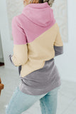 Colorblock Pocketed Hoodie