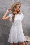 Swiss Dot Layered Mini Dress