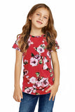 Blooming Floral Little Girls’ T-shirt
