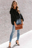 Ruffle Lantern Long Sleeve Top