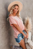 Pocketed Tee with Side Slits