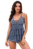 Cross Strap Tankini Set