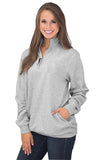 Pocket Style Quarter Zip Sweatshirt